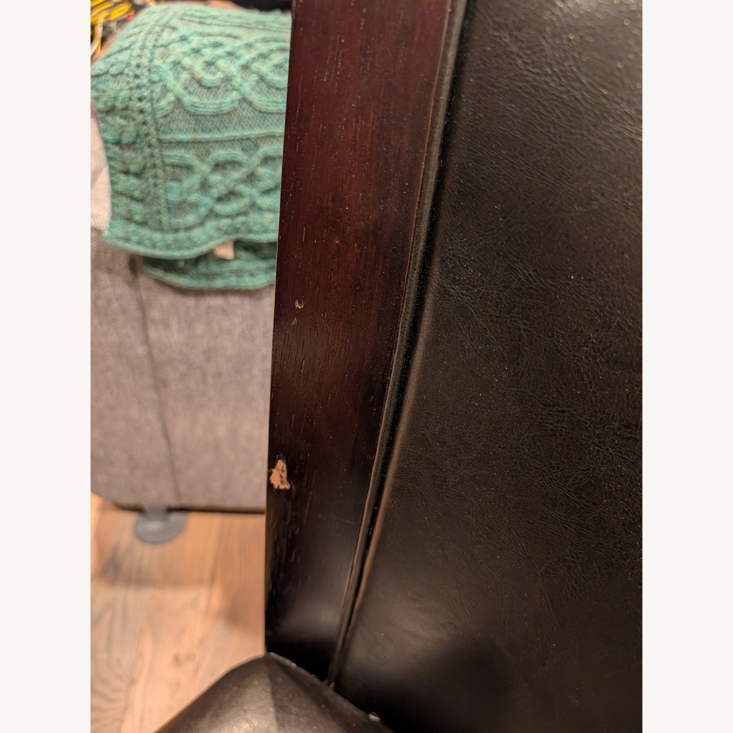 Raymour & Flanigan Venice Dark Brown Wood Dining Set - image-4
