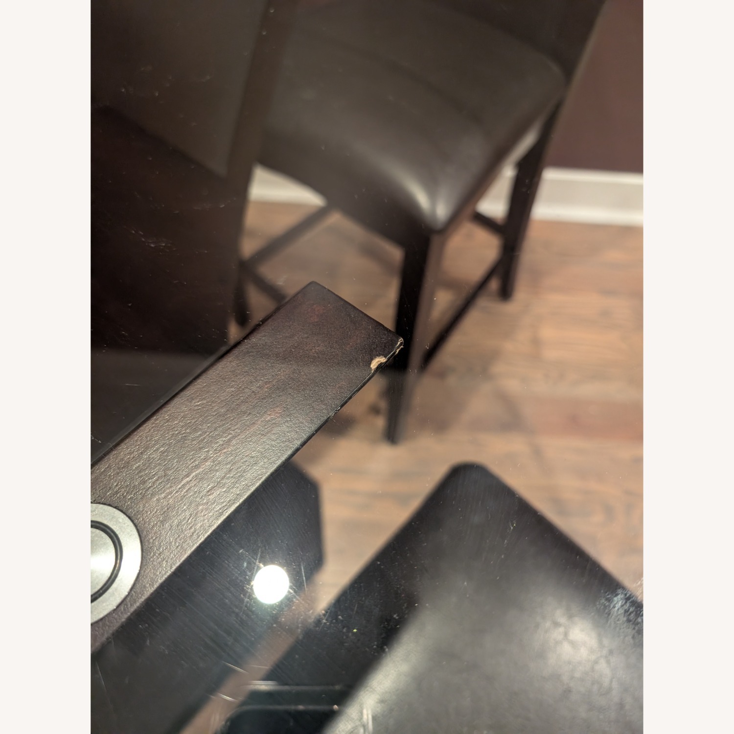 Raymour & Flanigan Venice Dark Brown Wood Dining Set - image-3