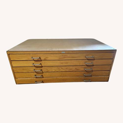 Used Natural Wood Folio for Artists Chest for sale on AptDeco