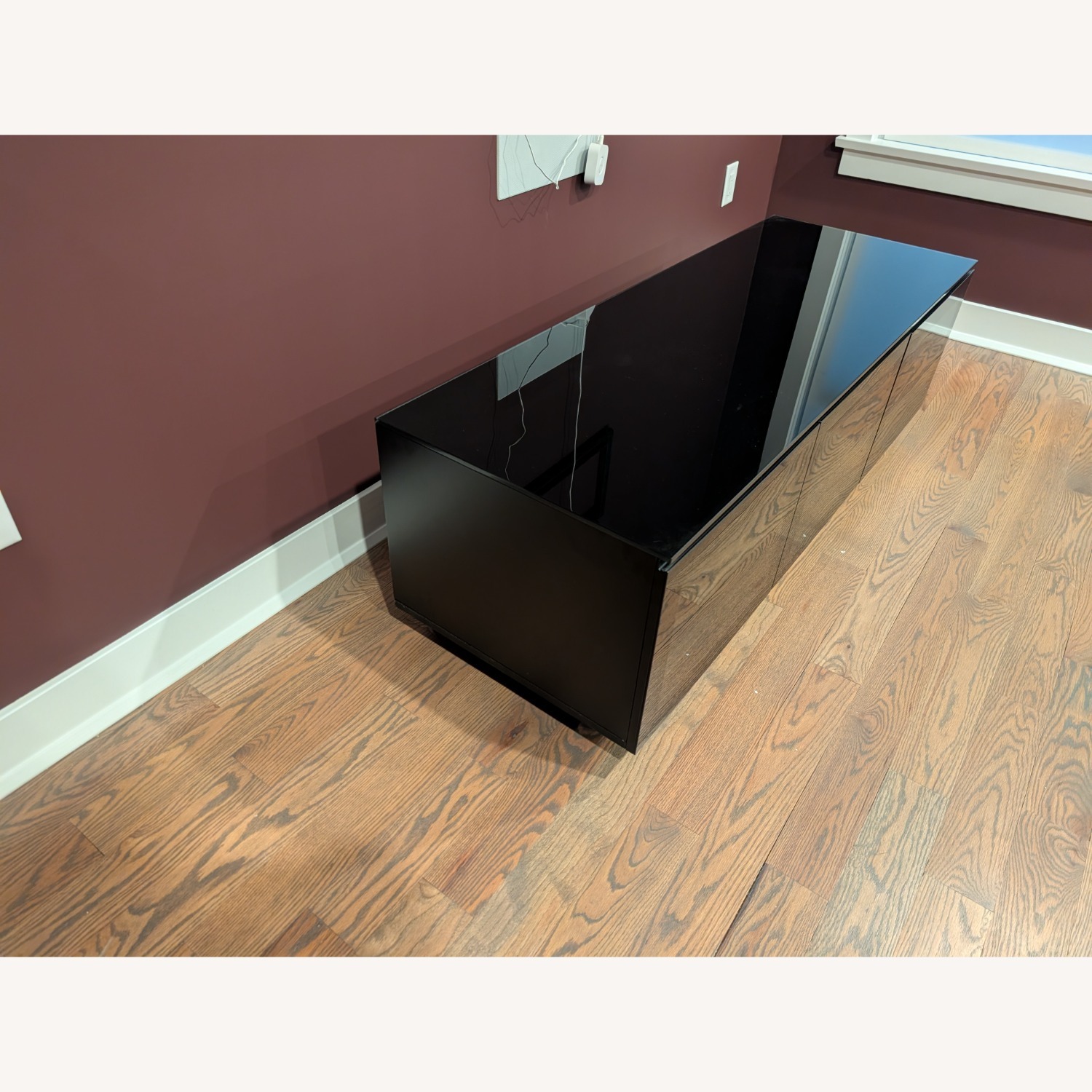 BDI Furniture Black Glass Media Storage - image-2