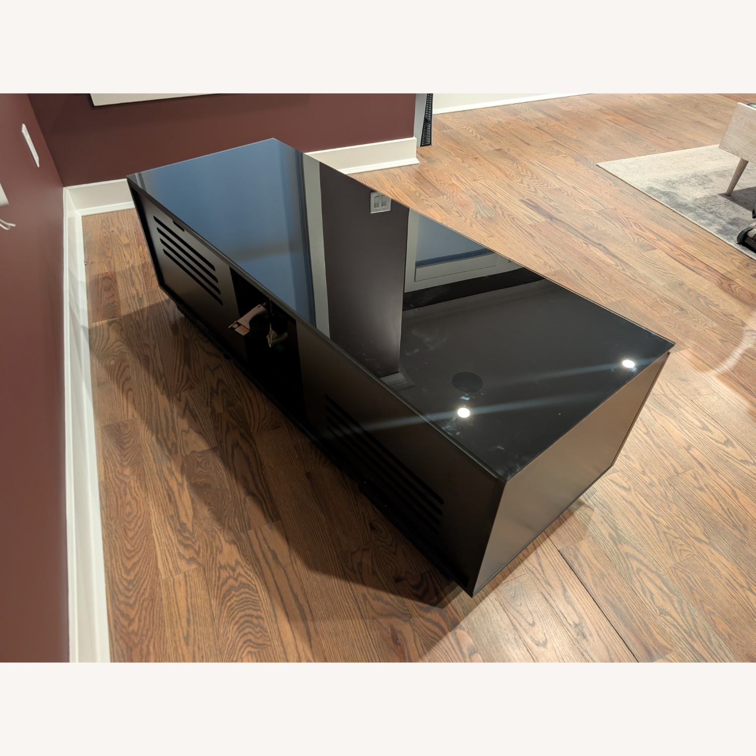 BDI Furniture Black Glass Media Storage - image-4