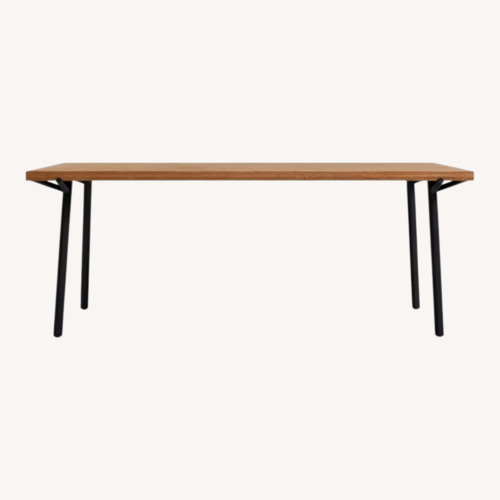 Used Blu Dot Branch Dining Table Oak / Black for sale on AptDeco