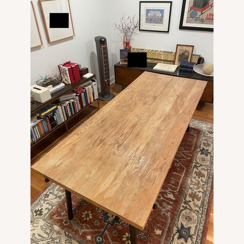 Used Blu Dot Branch Dining Table Oak / Black for sale on AptDeco