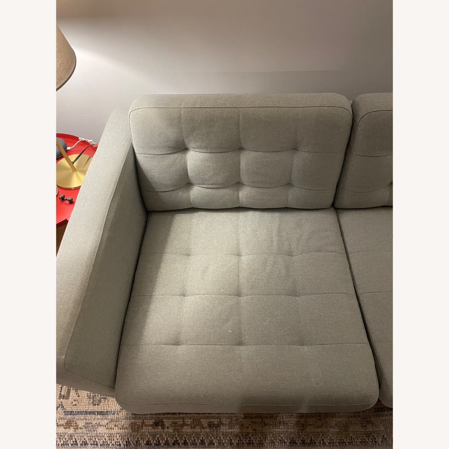 IKEA Landskrona Green Fabric 2 Piece Sectional - image-3