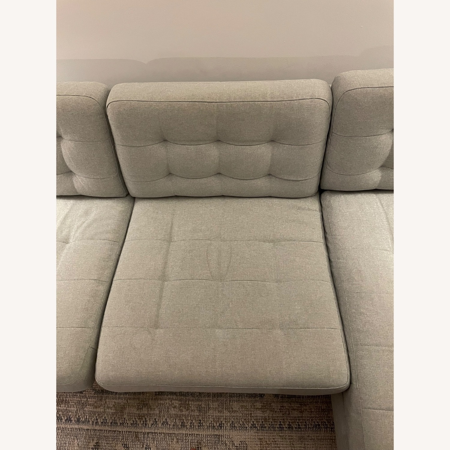 IKEA Landskrona Green Fabric 2 Piece Sectional - image-4
