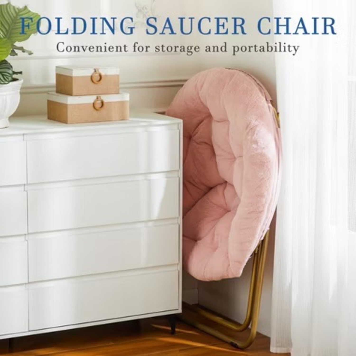 Target Pink Cozy Accent Chair - image-2