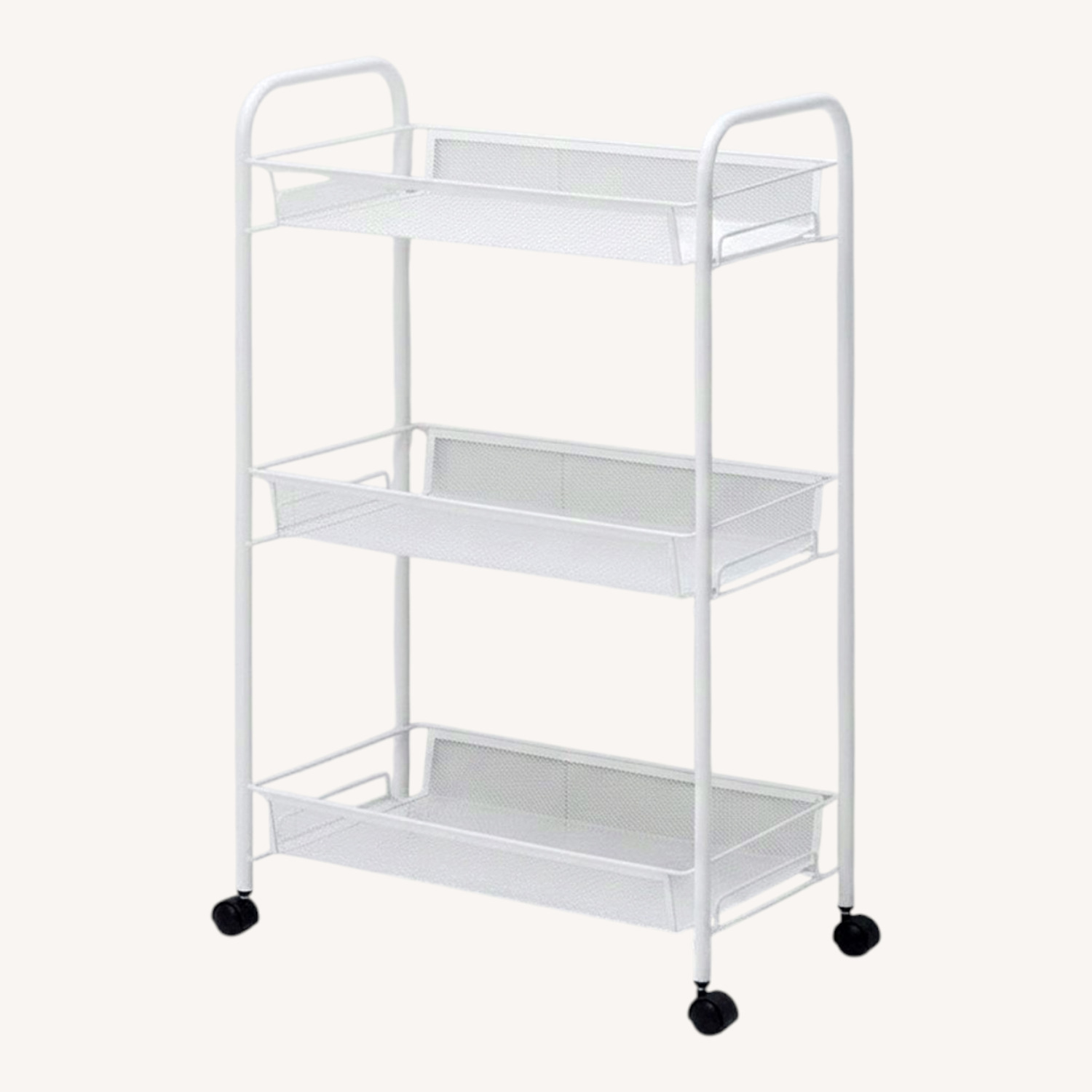 IKEA White Bar Cart - image-0