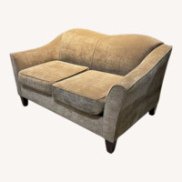 Klaussner Upholstered Velvet 2-Seat Loveseat