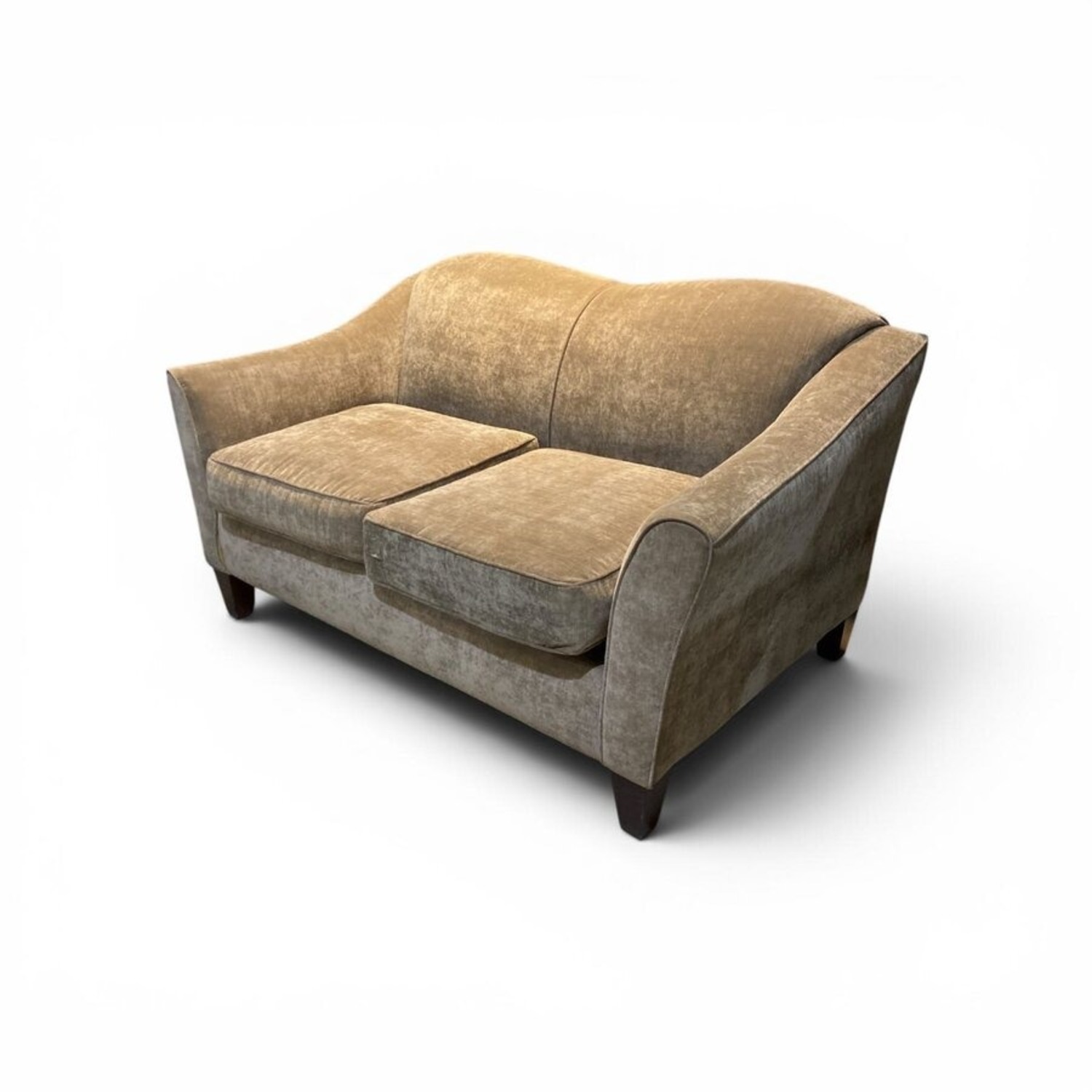 Klaussner Upholstered Velvet 2-Seat Loveseat - image-1