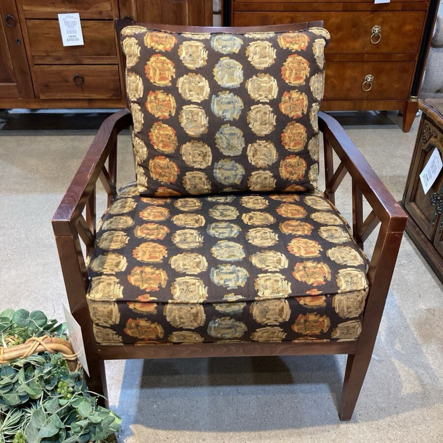 Walter E. Smithe Patterned Armchair - image-3