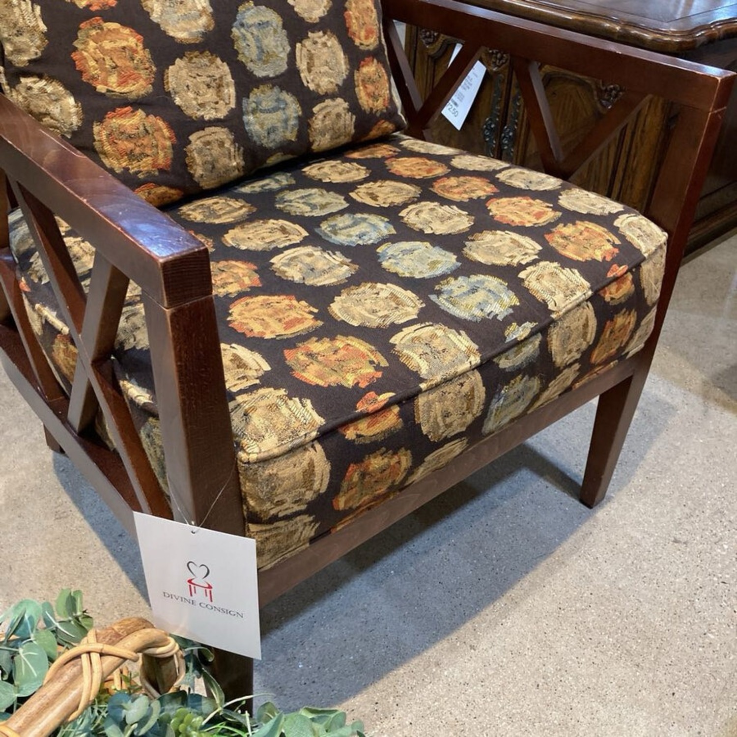 Walter E. Smithe Patterned Armchair - image-5