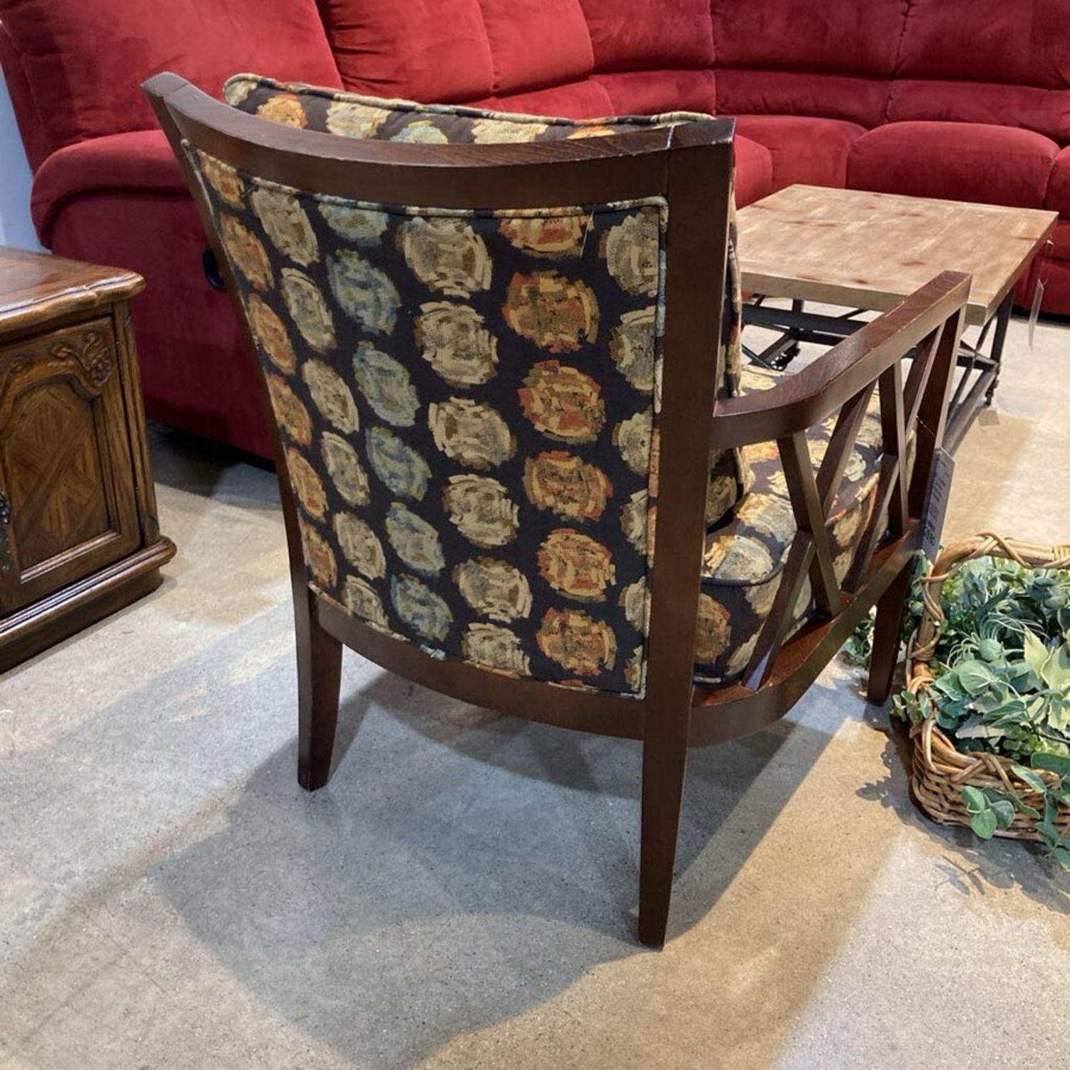 Walter E. Smithe Patterned Armchair - image-11