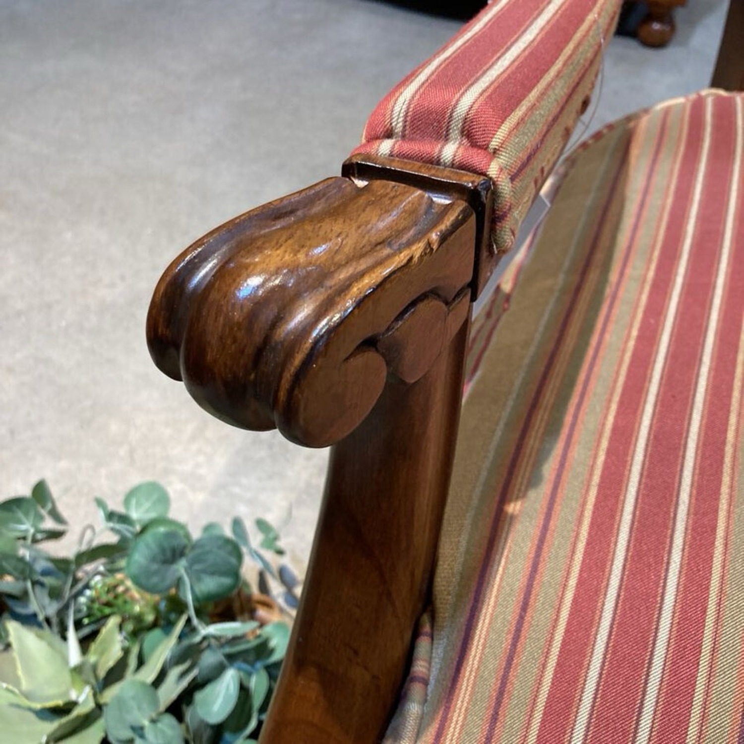 Walter E. Smithe Louis XV Style Padded Armchair  - image-6