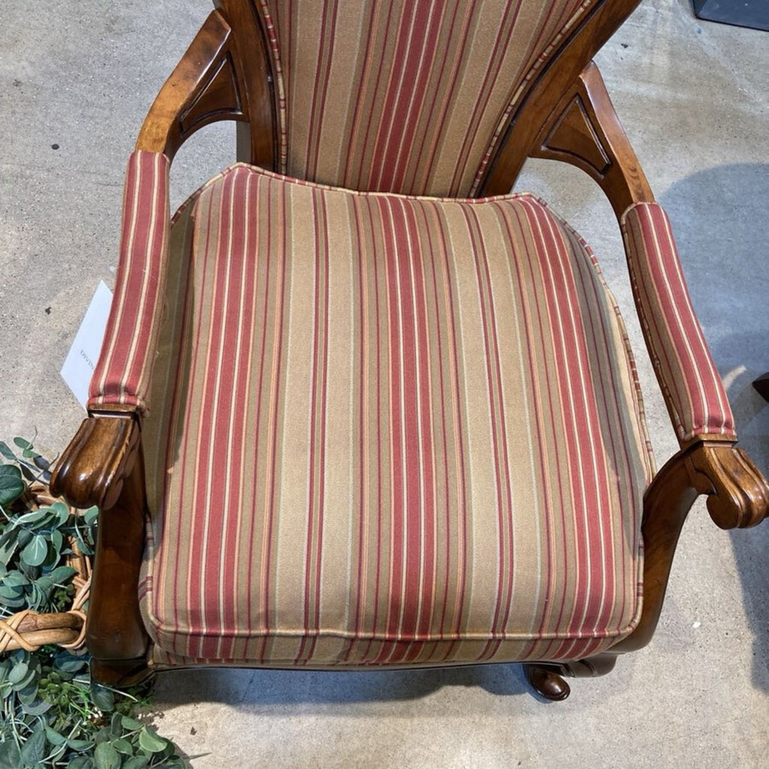 Walter E. Smithe Louis XV Style Padded Armchair  - image-5