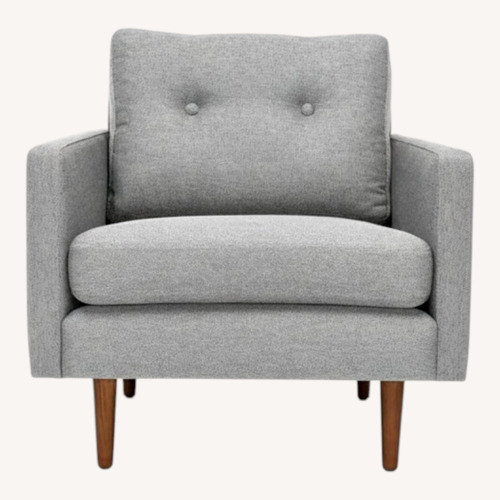 Used Article Noah Dark Gray Fabric Armchair for sale on AptDeco