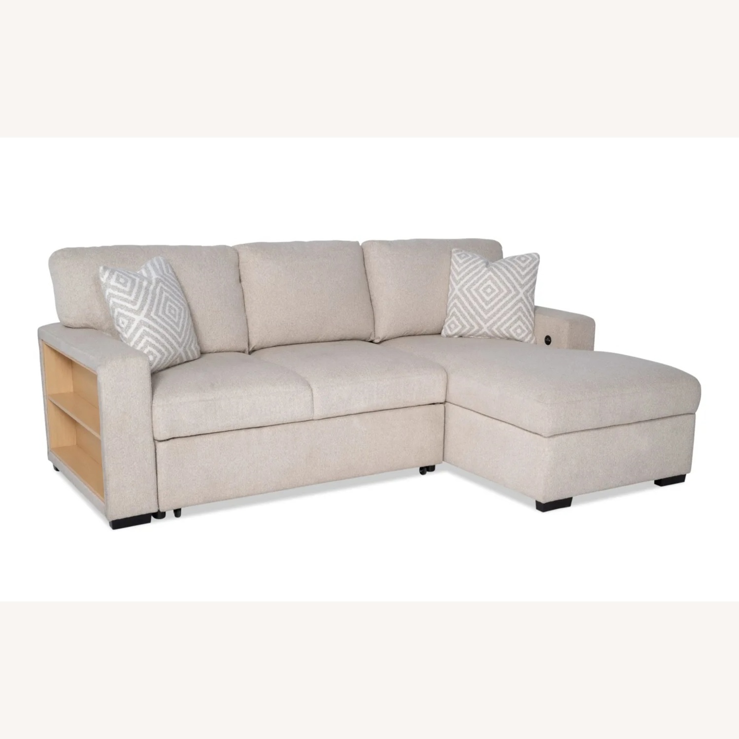 Playday Natural Fabric Sleeper Sofa - image-4
