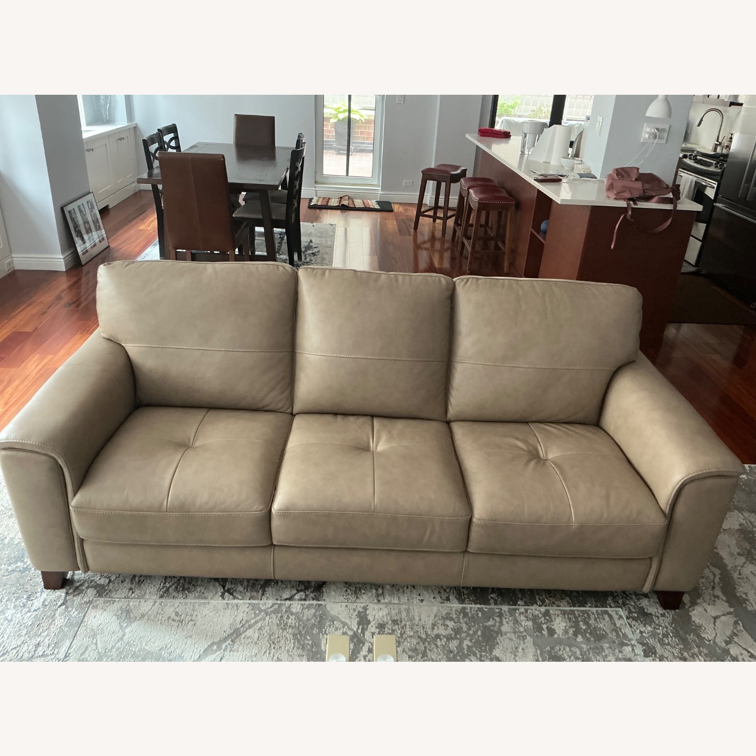 Macy's Light Brown 3+ Seater Sofa - image-1