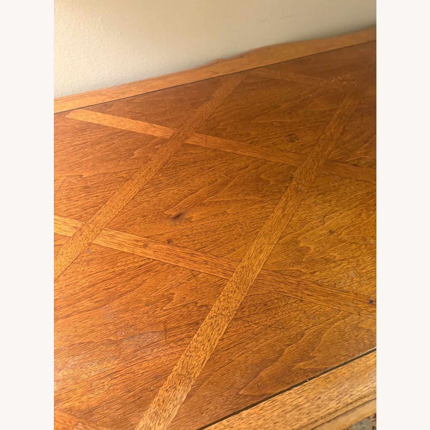 Vintage/Antique Finds Natural Wood Desk - image-3