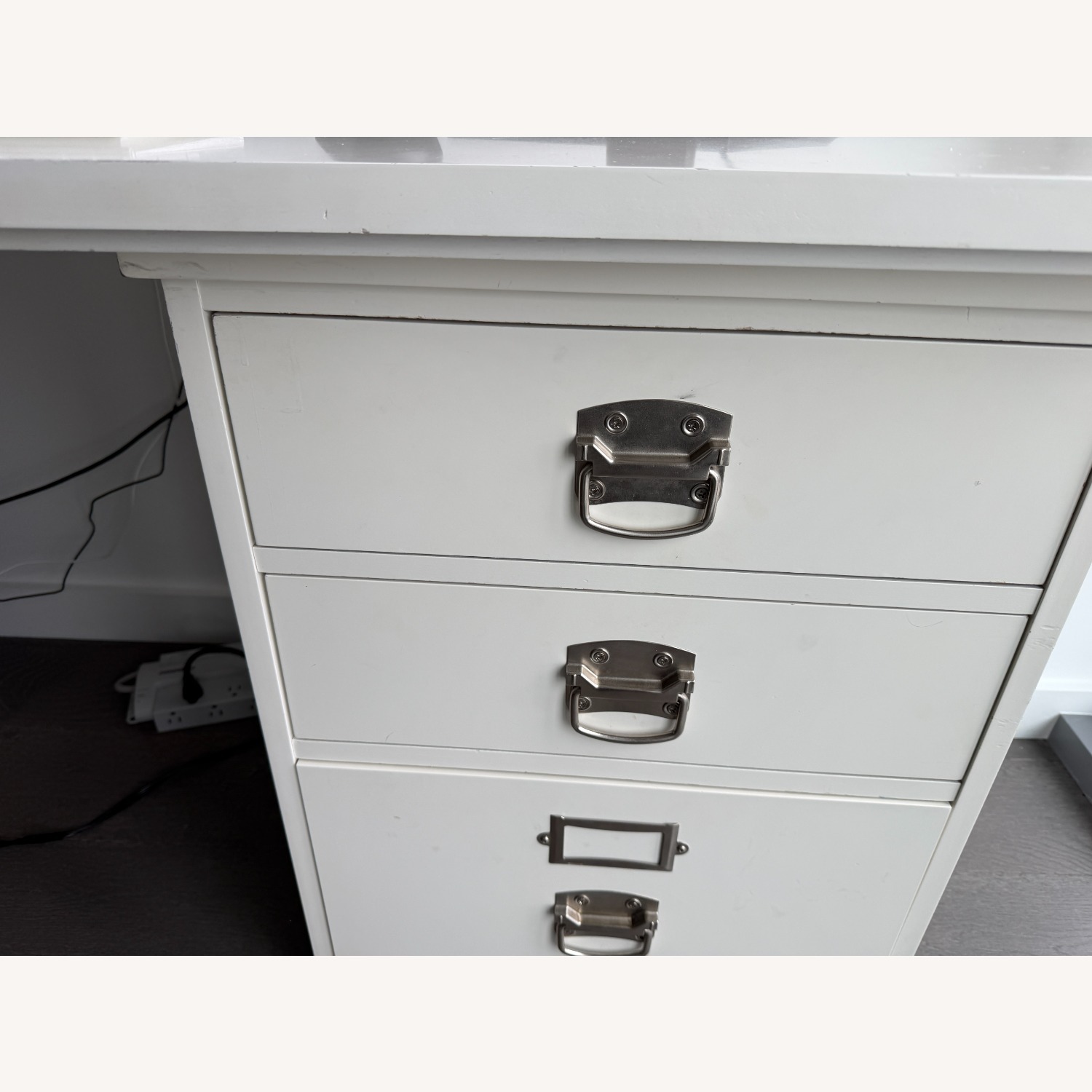 Pottery Barn Bedford Single Cabinet Writing Desk (52") - image-3