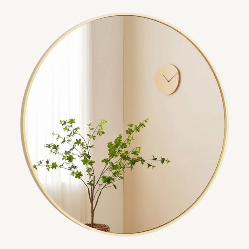 Used Gold Finish Wall Mirror for sale on AptDeco