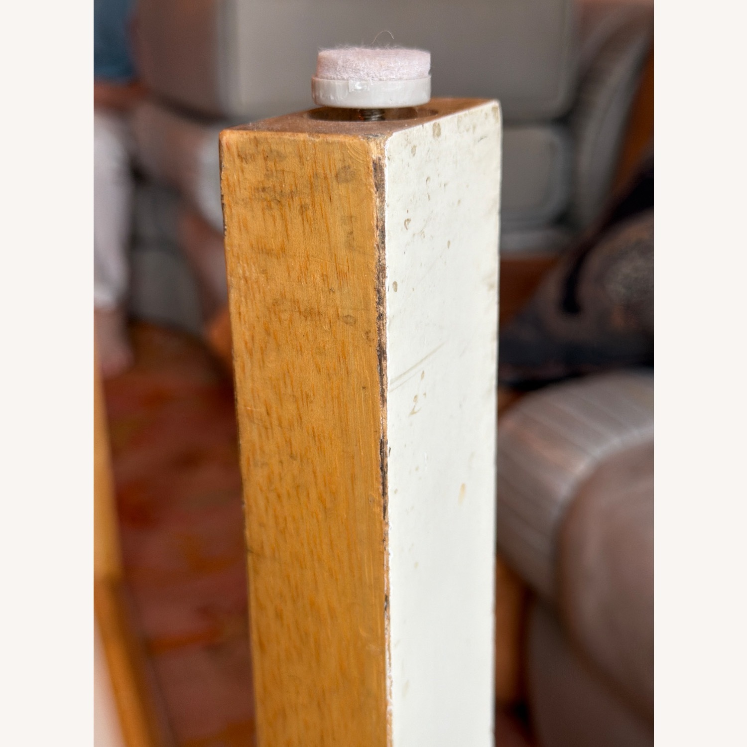 CB2 White Wood Desk - image-10