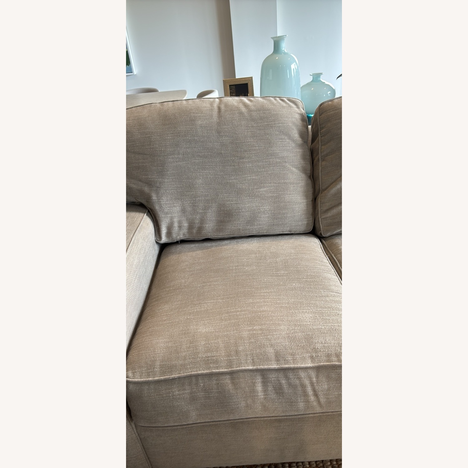 Pottery Barn Pearce Light Gray 3+ Seater Sofa - image-3