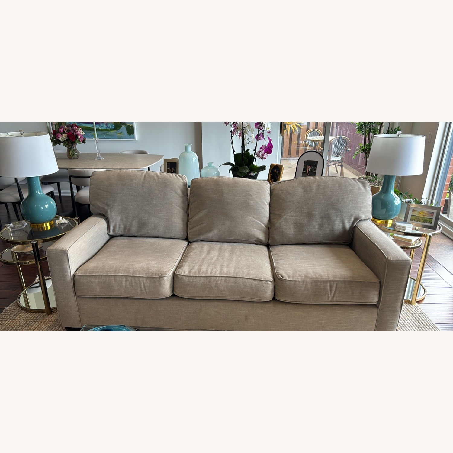 Pottery Barn Pearce Light Gray 3+ Seater Sofa - image-2