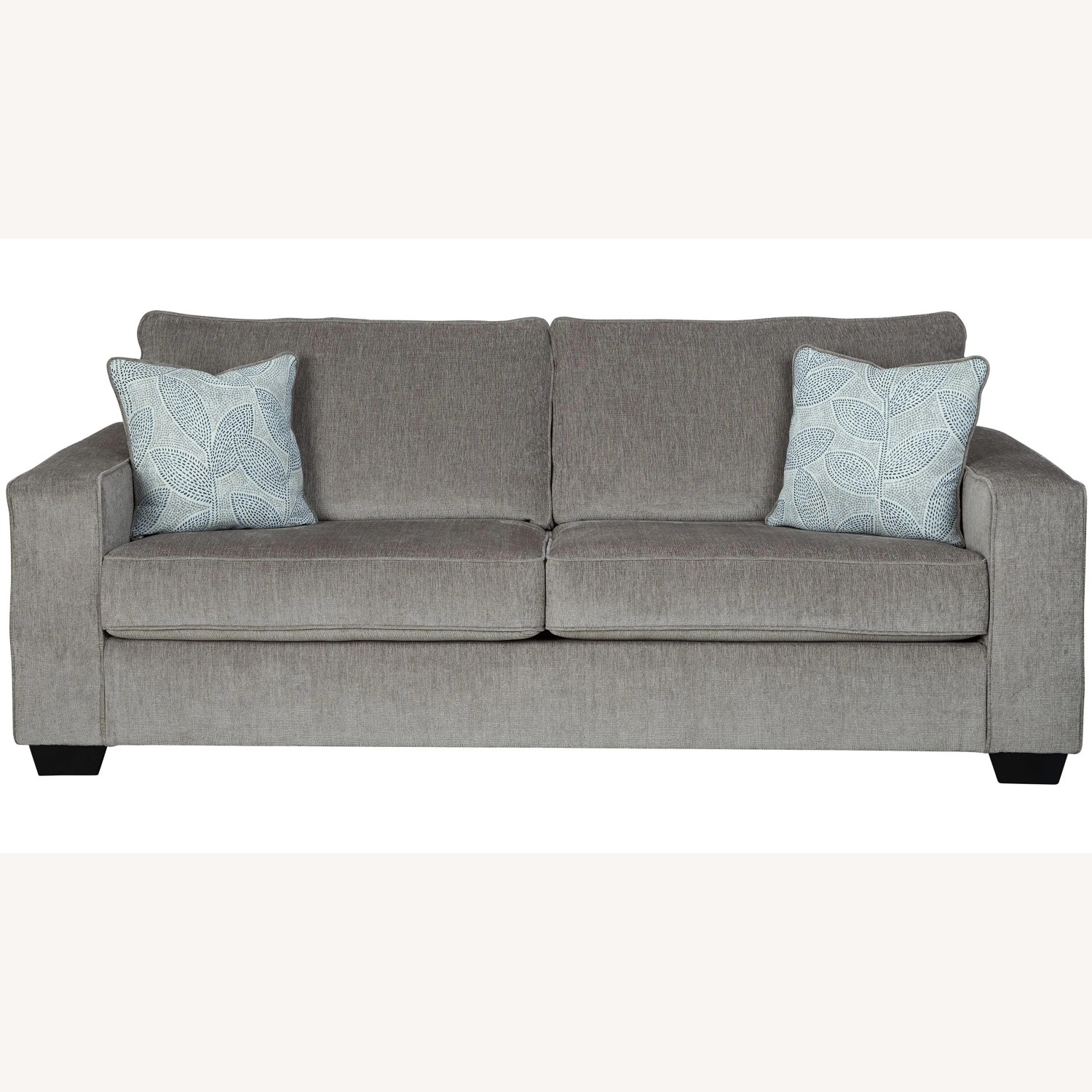 Raymour & Flanigan Dark Gray 3+ Seater Sofa - image-4