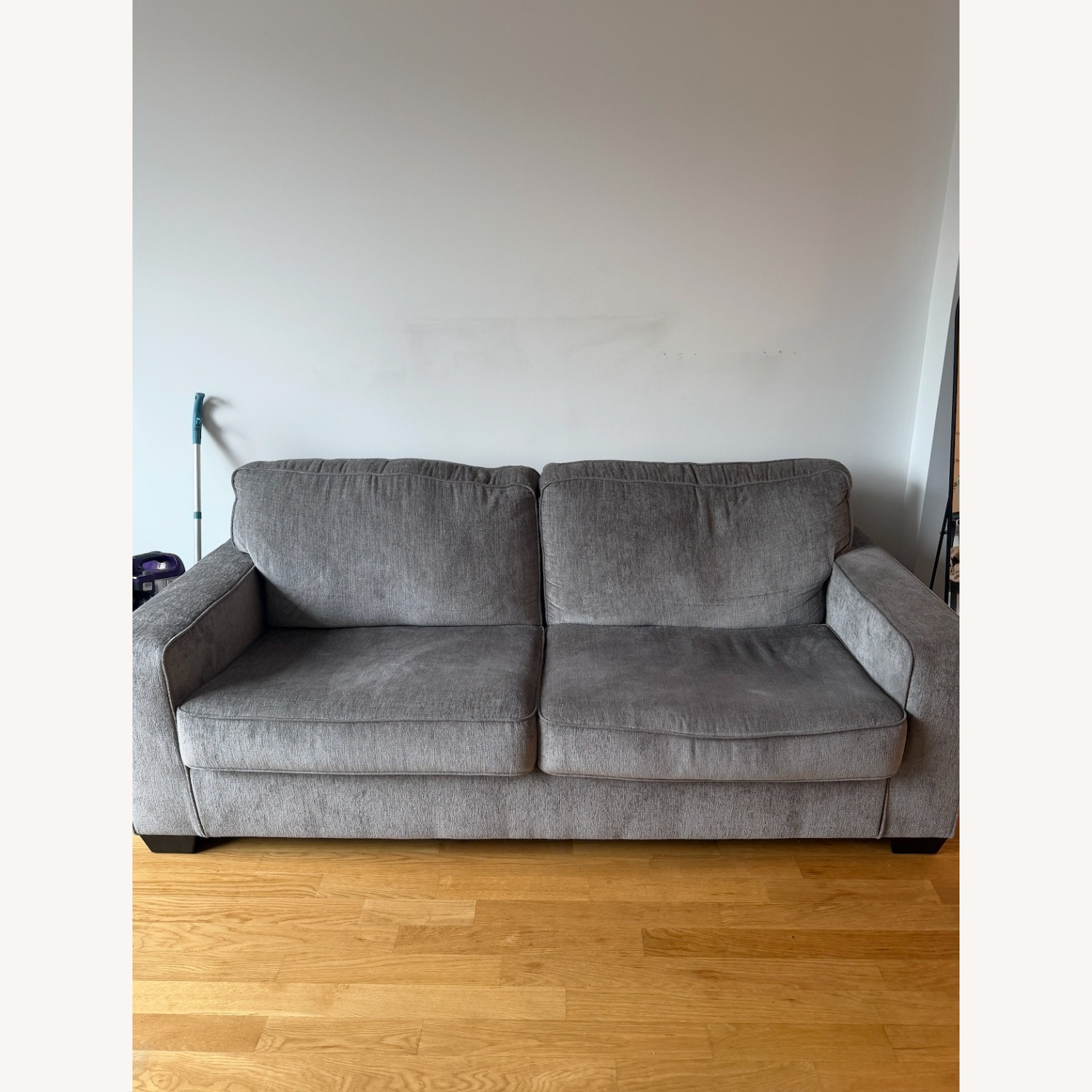 Raymour & Flanigan Dark Gray 3+ Seater Sofa - image-1
