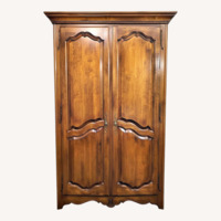 Vintage/Antique Finds Dark Brown Wood Armoire