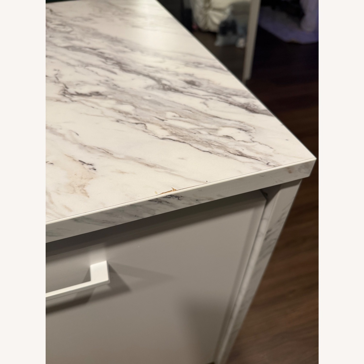 South Shore Furniture White Wood Kitchen Island - image-5