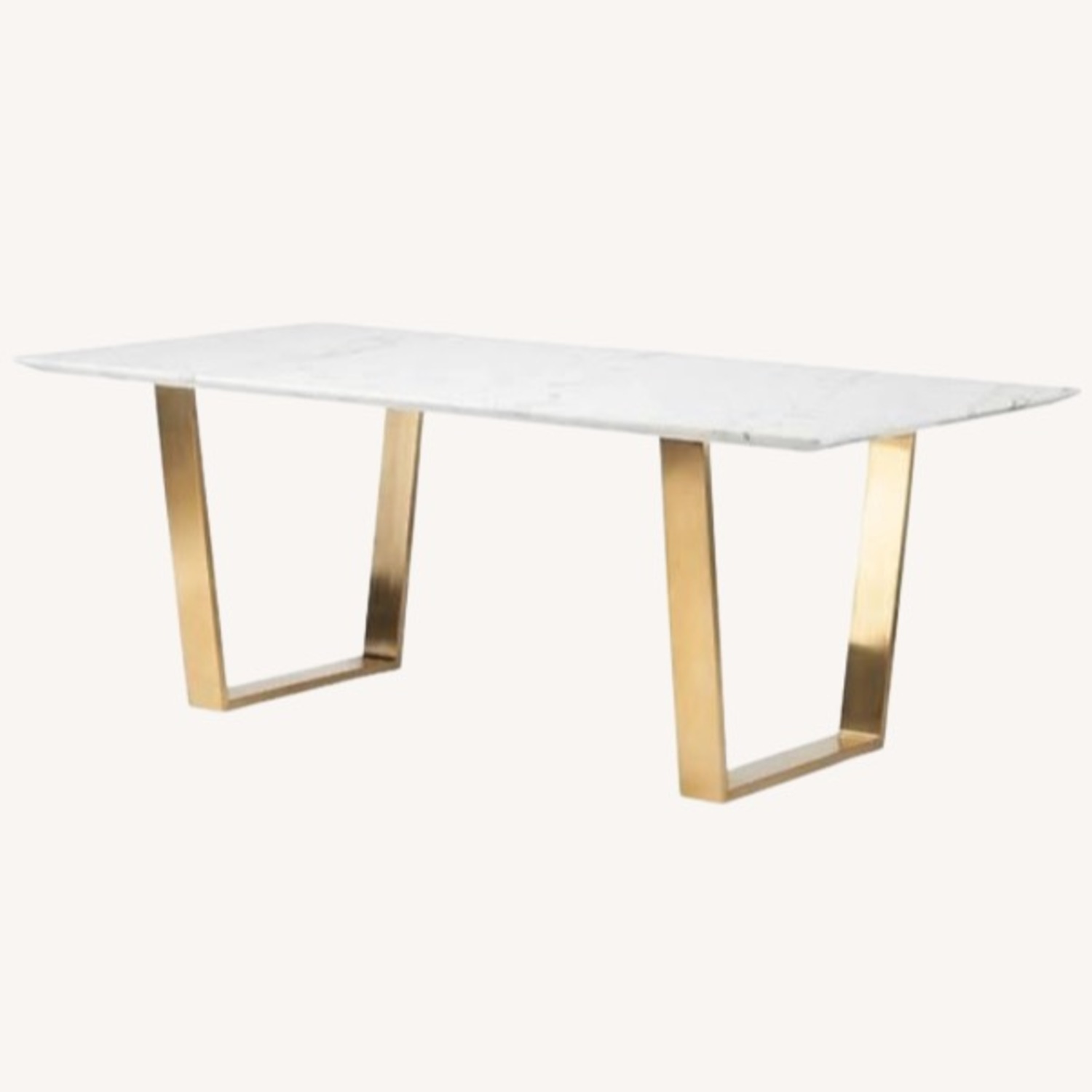 Nuevo Living White Marble Dining Table - image-1