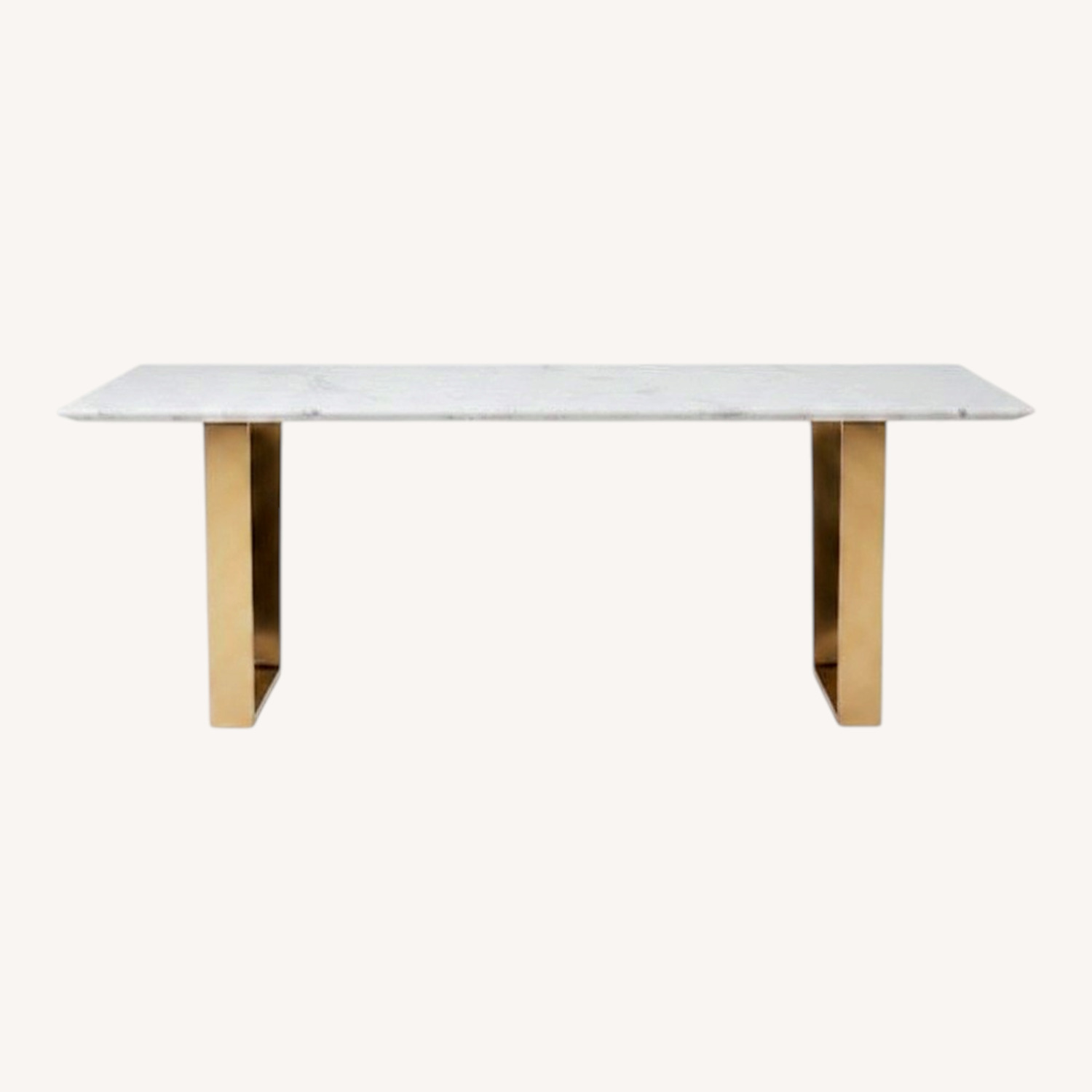 Nuevo Living White Marble Dining Table - image-0