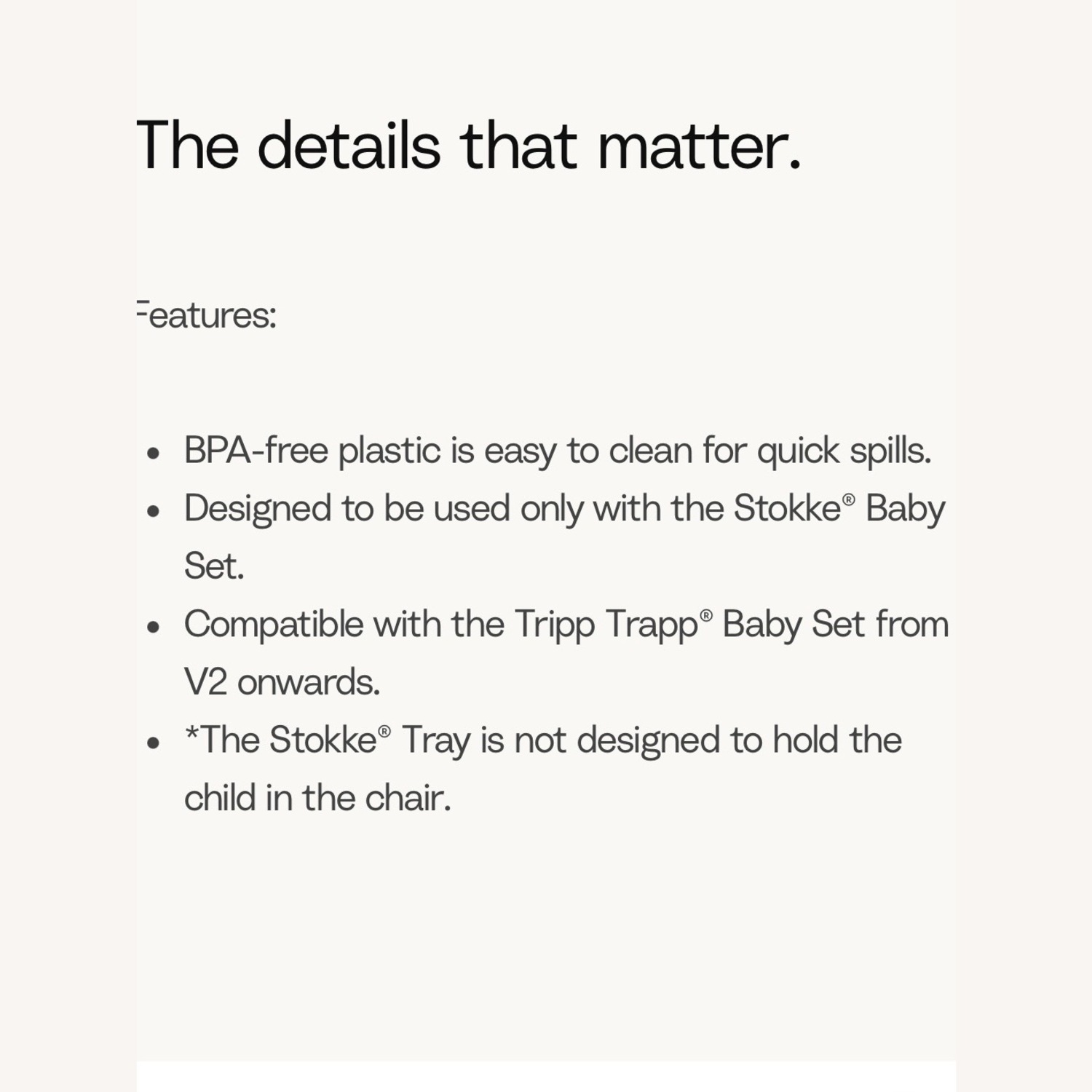 STOKKE Tripp Trapp High Chair Tray - image-3