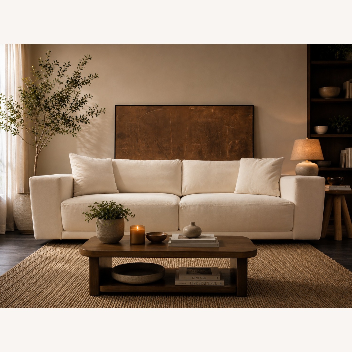 Restoration Hardware Bella 2-Cushion Sofa – 9' Classic Depth | Italy - image-0