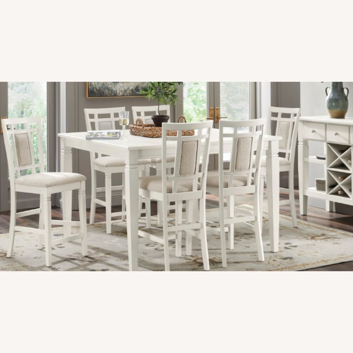 Rooms To Go White Dining Table - image-4