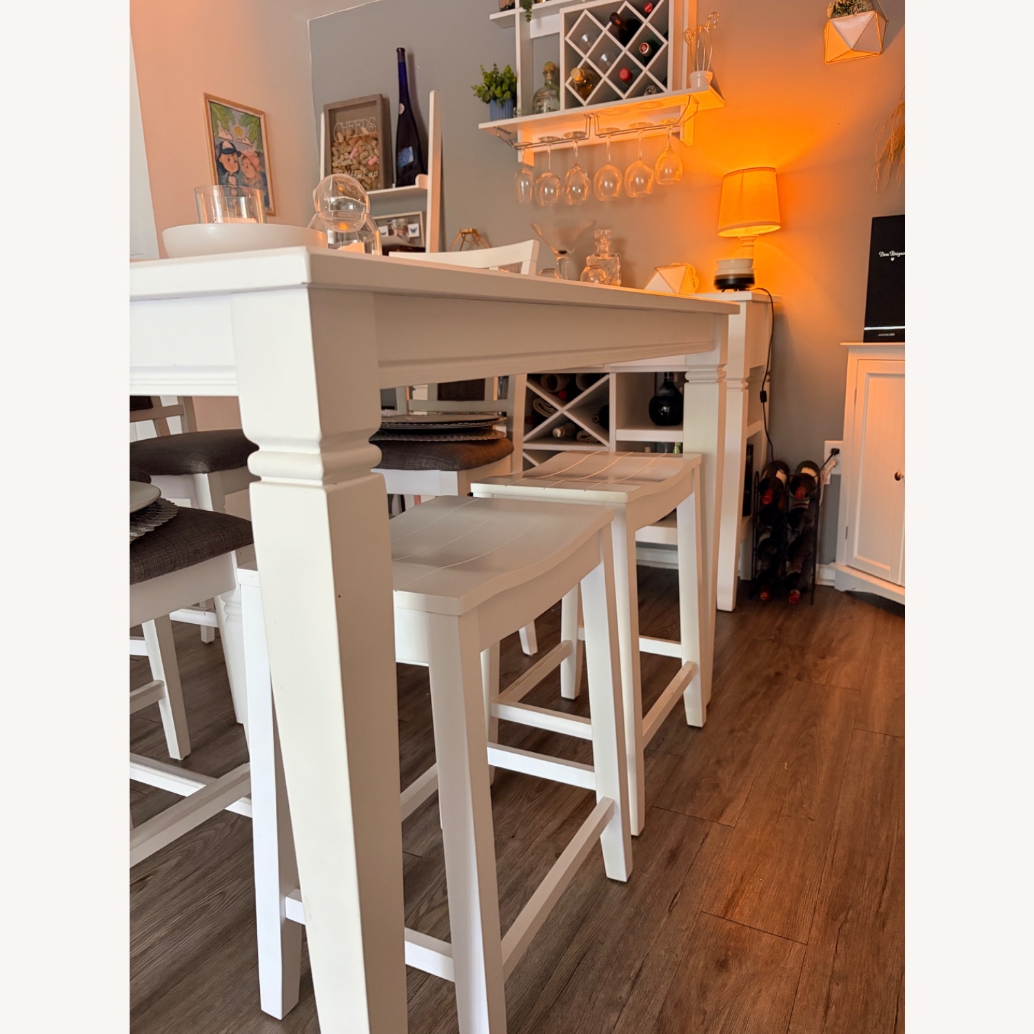 Rooms To Go White Dining Table - image-3