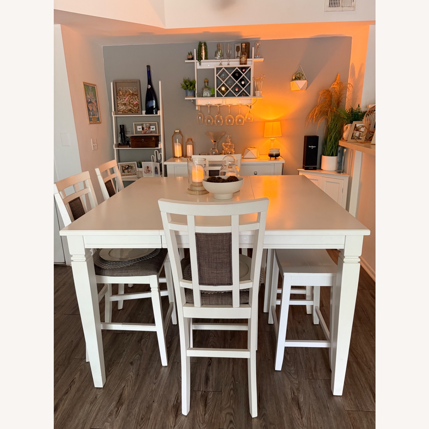 Rooms To Go White Dining Table - image-1