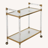 Safavieh 2-Tier Bar Trolley Bar Cart