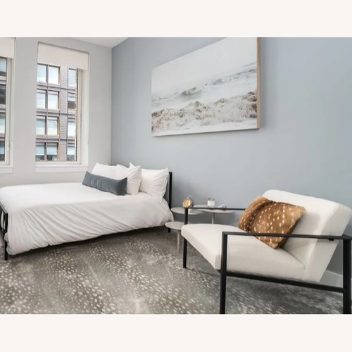 Used Stark Carpet Light Gray Area Rug 8' x 10' for sale on AptDeco