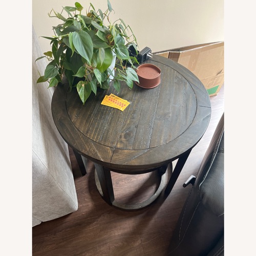 Used Dark Brown Wood Side Tables for sale on AptDeco