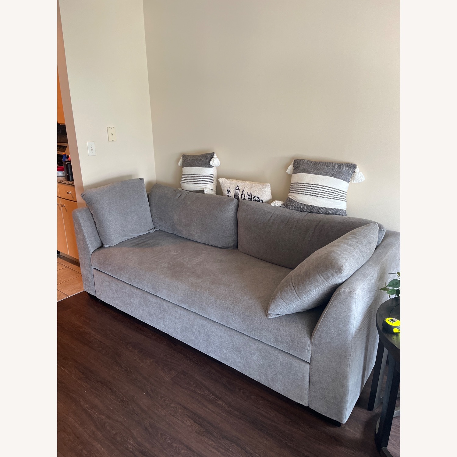 Light Gray Sleeper Sofa - image-1
