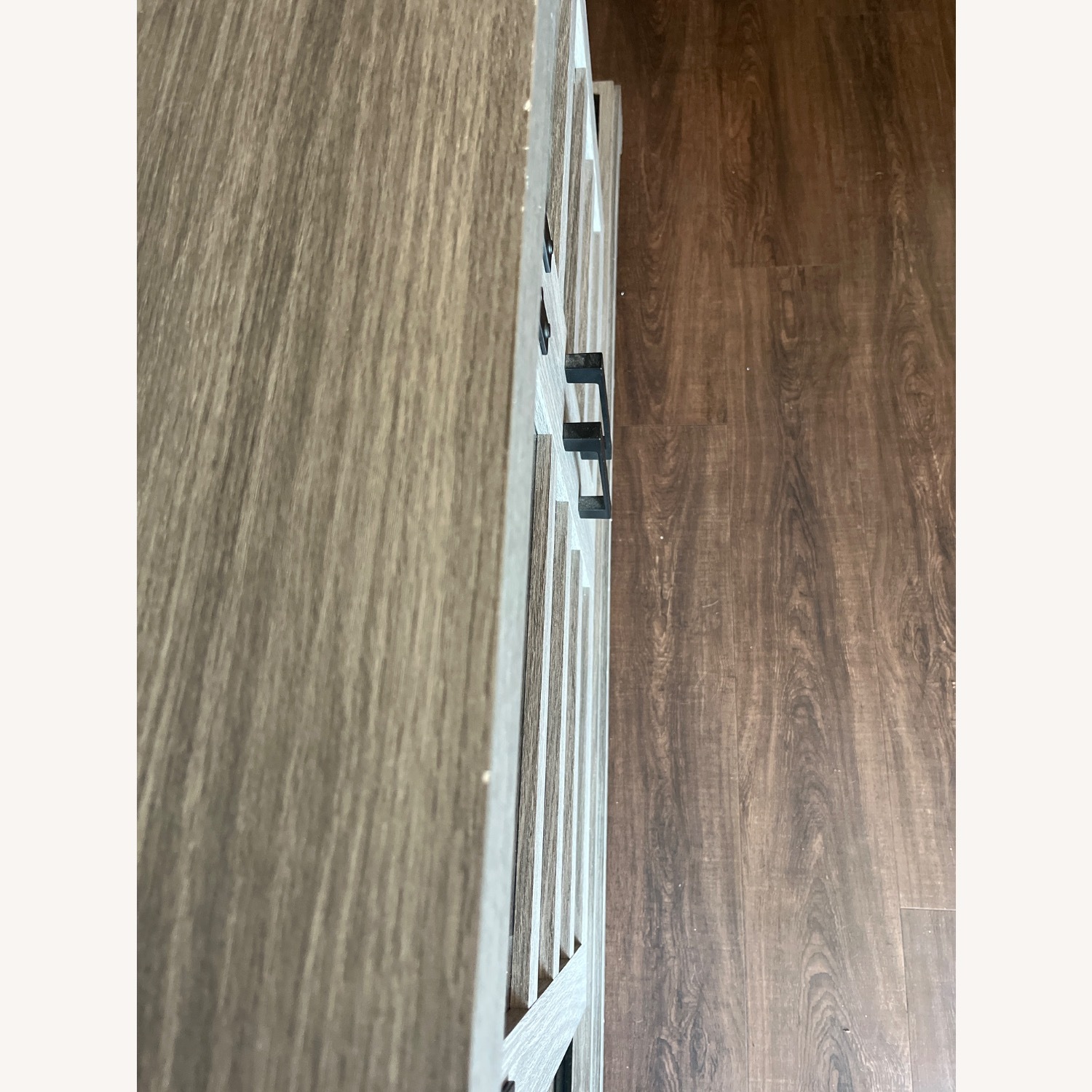 Bell'O Dark Gray Wood Veneer Media Storage - image-3