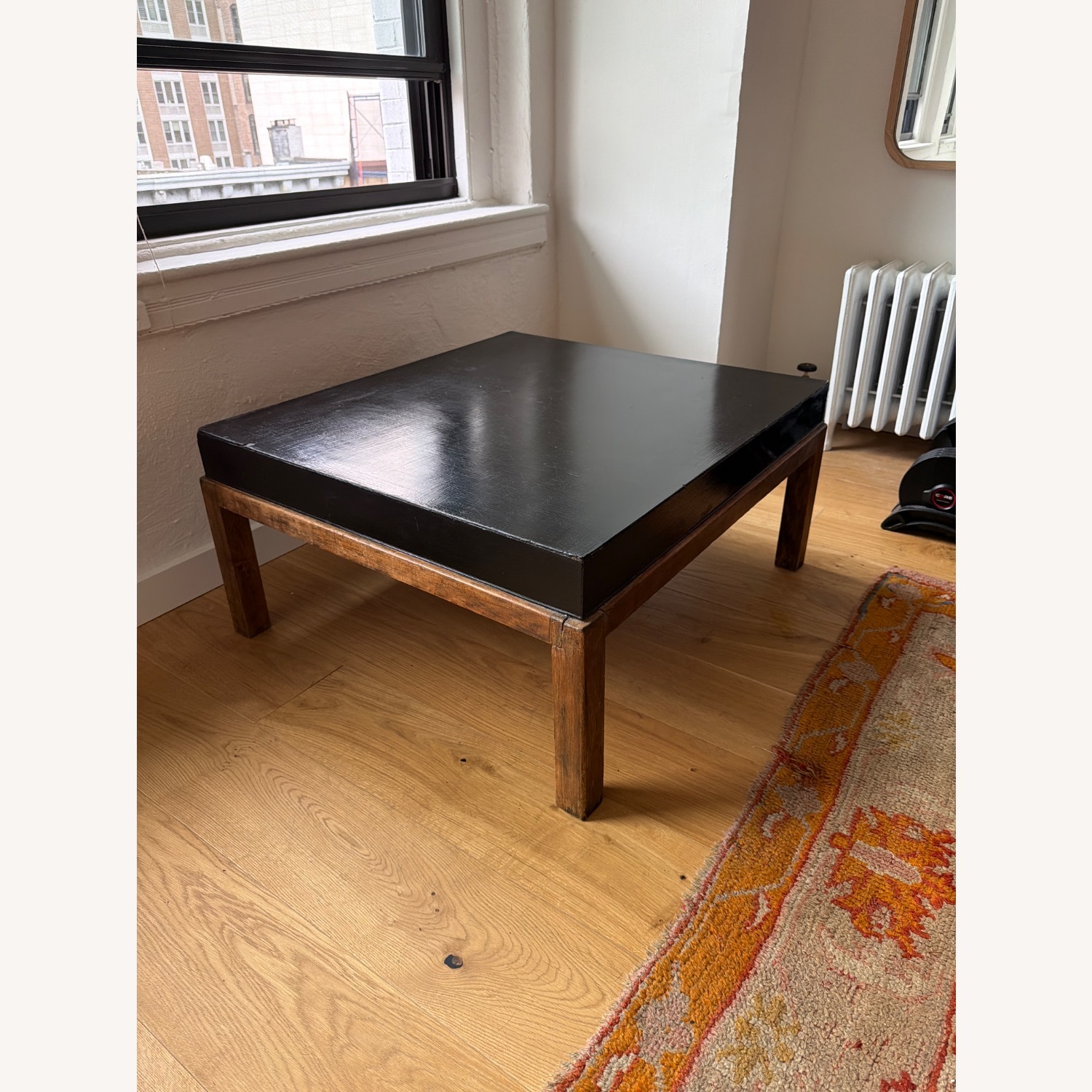 Vintage/Antique Finds Black Wood Coffee Table - image-2
