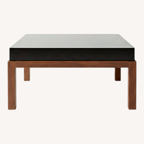 Used Vintage/Antique Finds Black Wood Coffee Table for sale on AptDeco