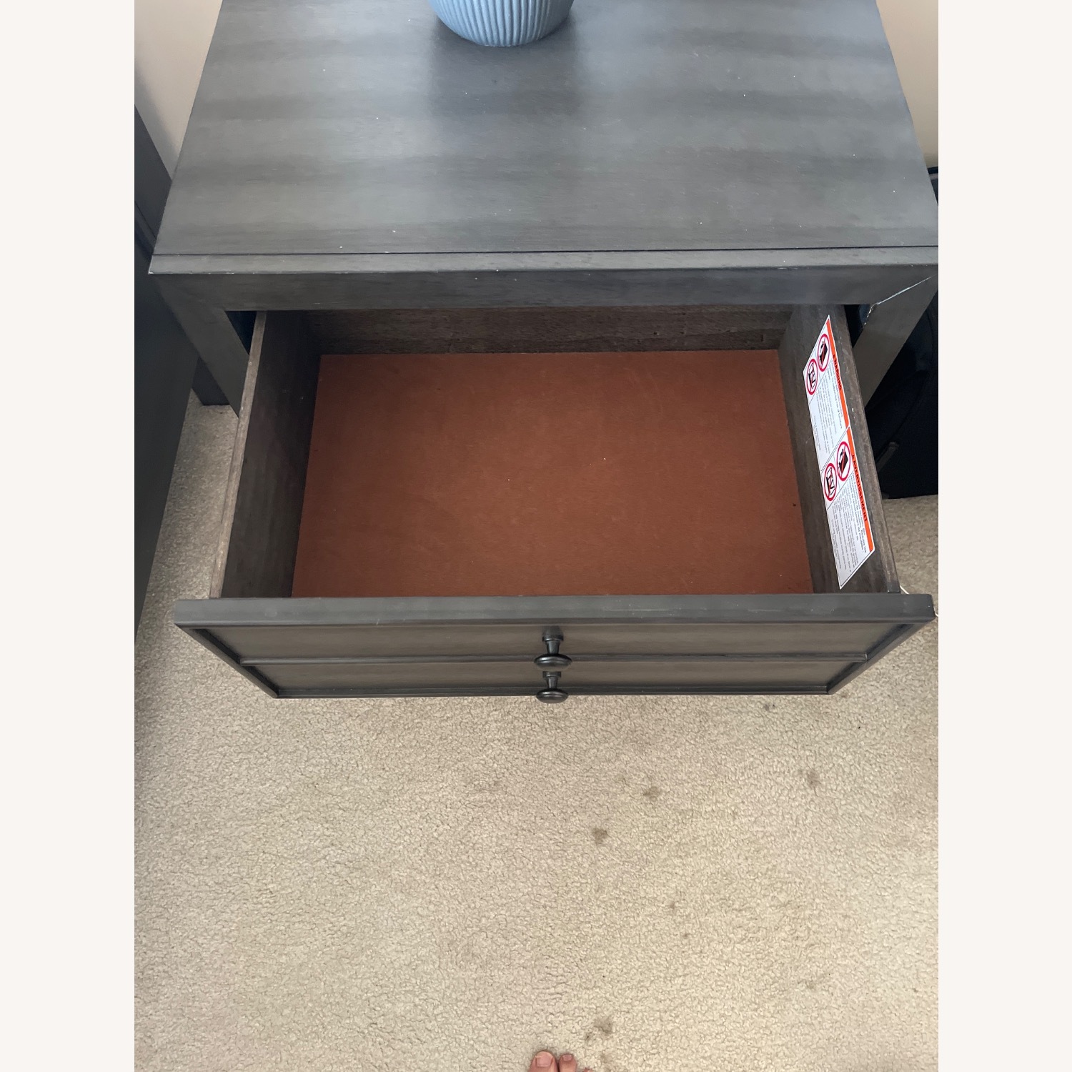 Homelegance Furniture Wittenberry Dark Gray Wood Side Tables - image-2