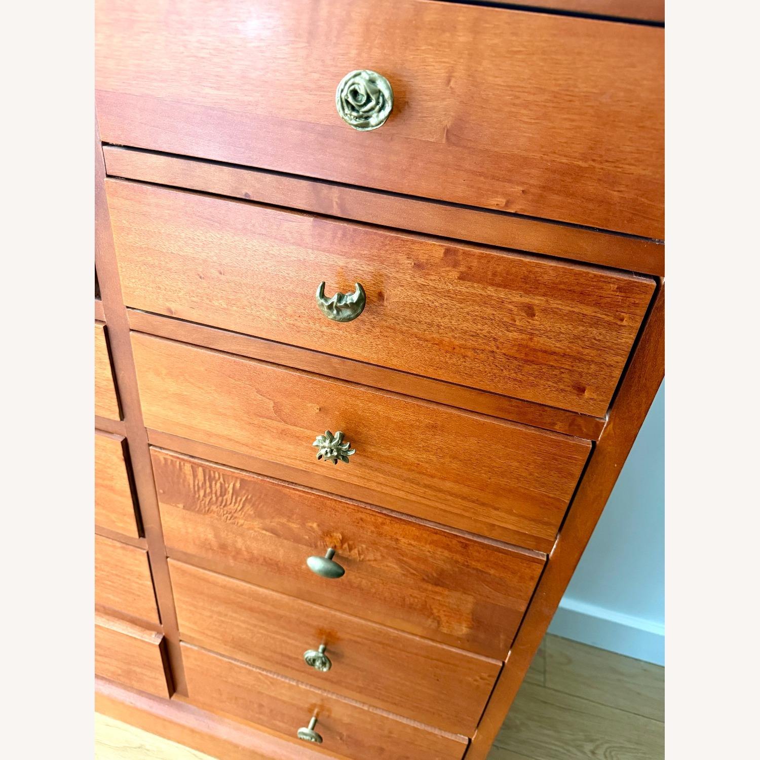 Brown Wood 24 Drawers Dresser - image-10