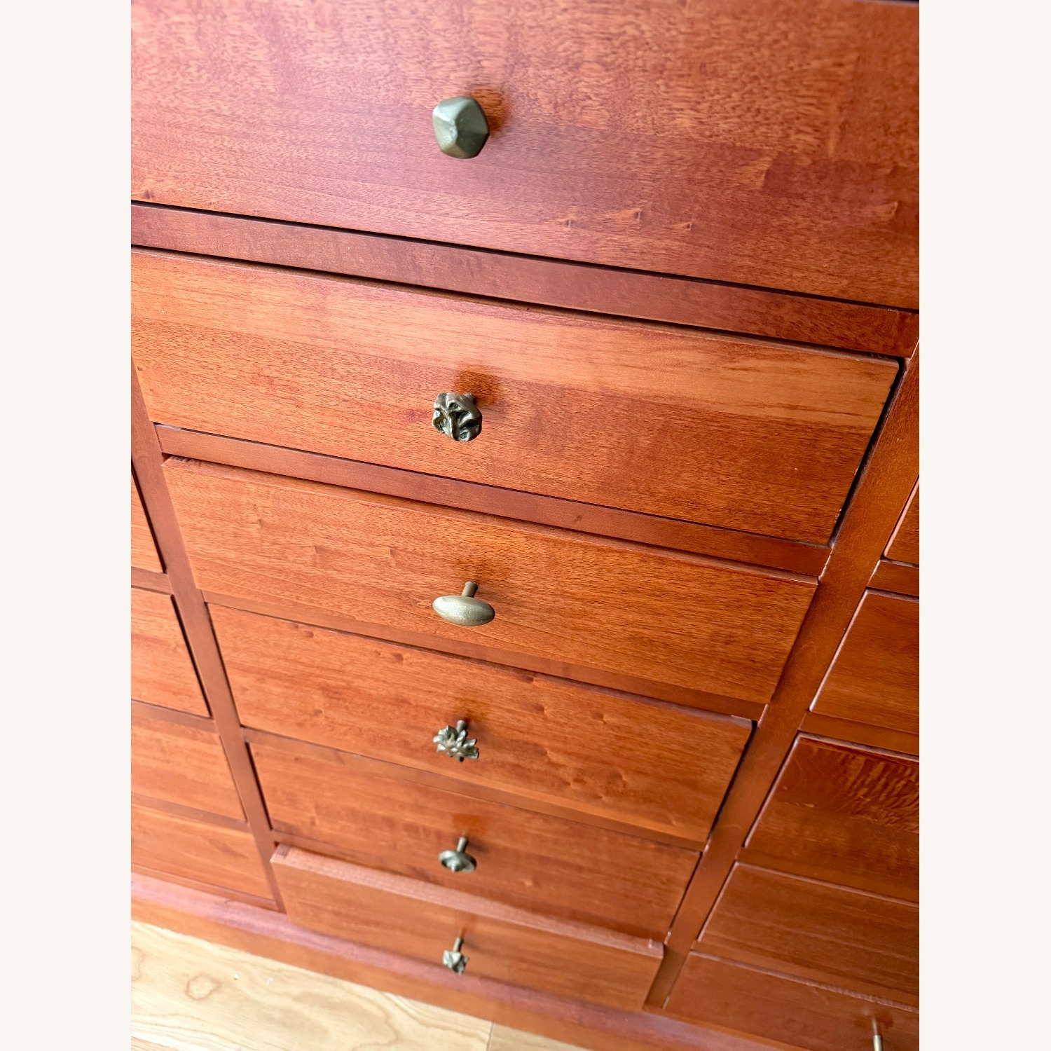 Brown Wood 24 Drawers Dresser - image-8