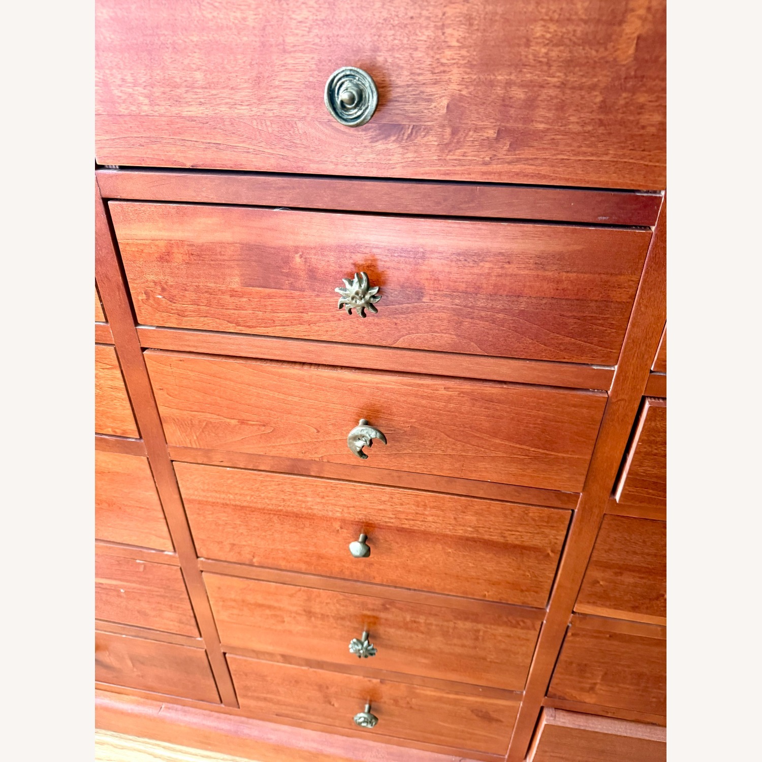 Brown Wood 24 Drawers Dresser - image-9