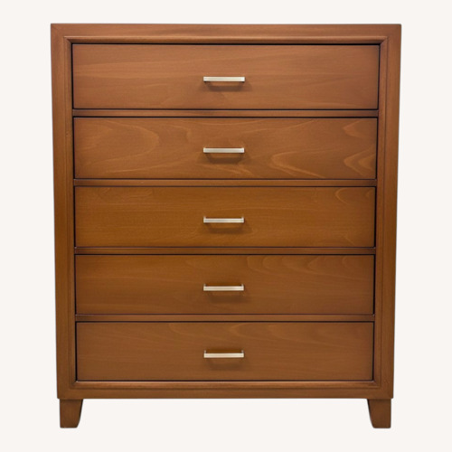 Used Gothic Cabinet Craft Dark Brown Wood Dresser for sale on AptDeco
